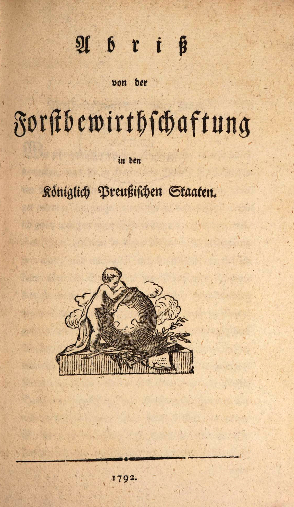 Cover für Abriß von der Forstbewirthschaftung