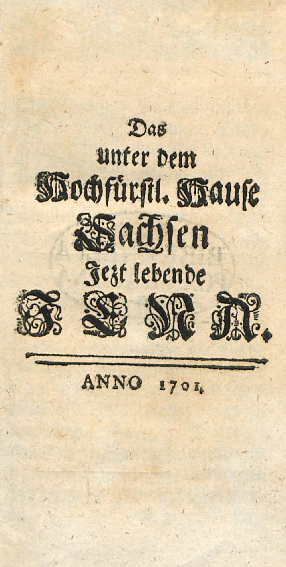 Cover für Das unter dem hochfürstl. Hause Sachsen jezt lebende Jena