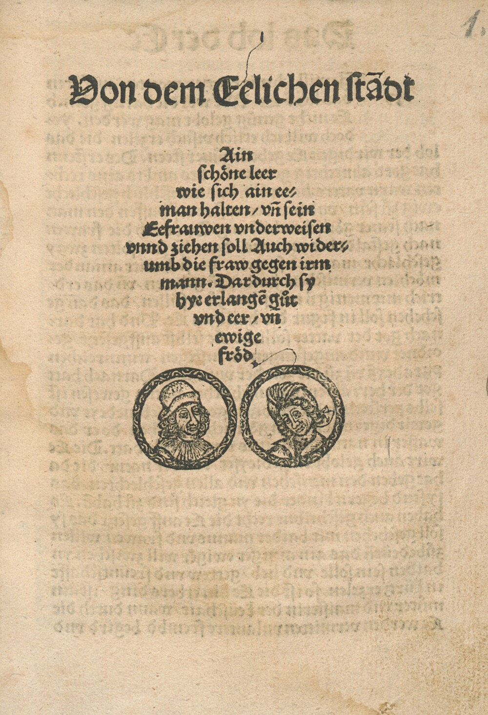 Cover für Von dem Eelichen standt