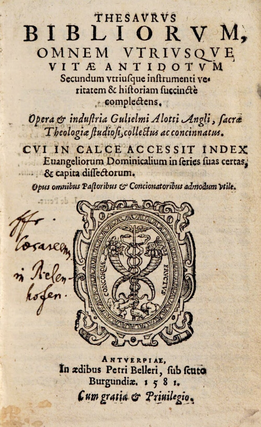 Cover für Thesaurus bibliorum
