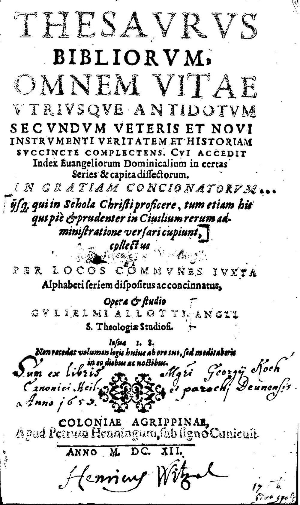 Cover für Thesaurus bibliorum