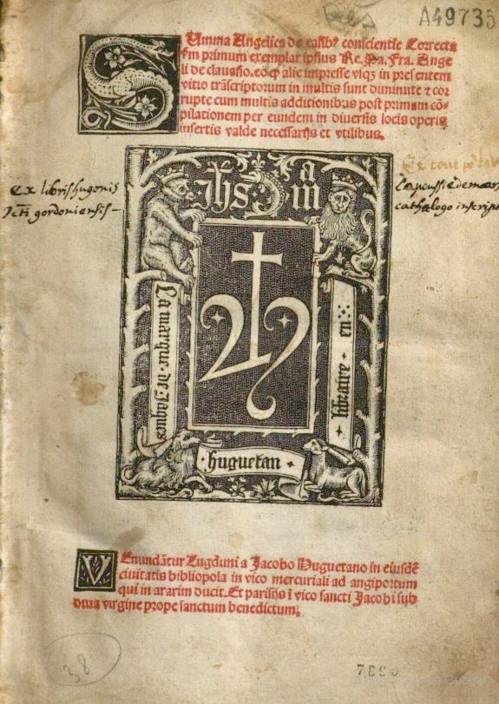 Cover für Summa angelica de casibus conscientie
