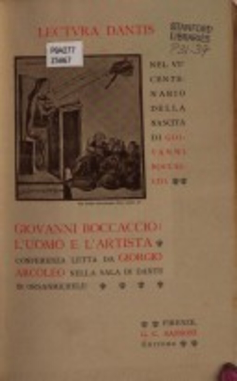 Cover für Giovanni Boccaccio