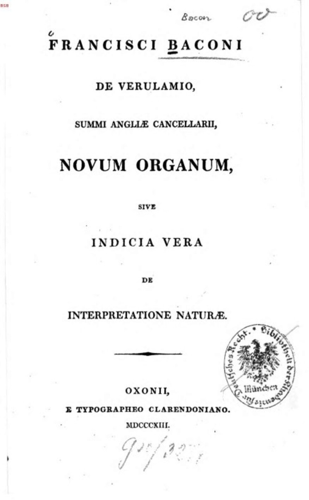 Cover für Novum organum