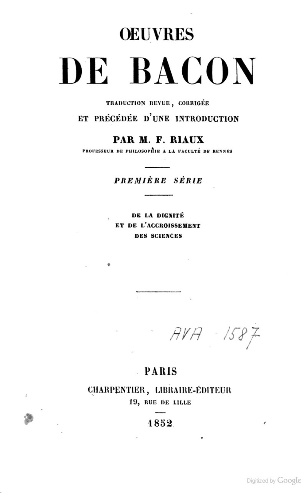 Cover für La grande restauration des sciences
