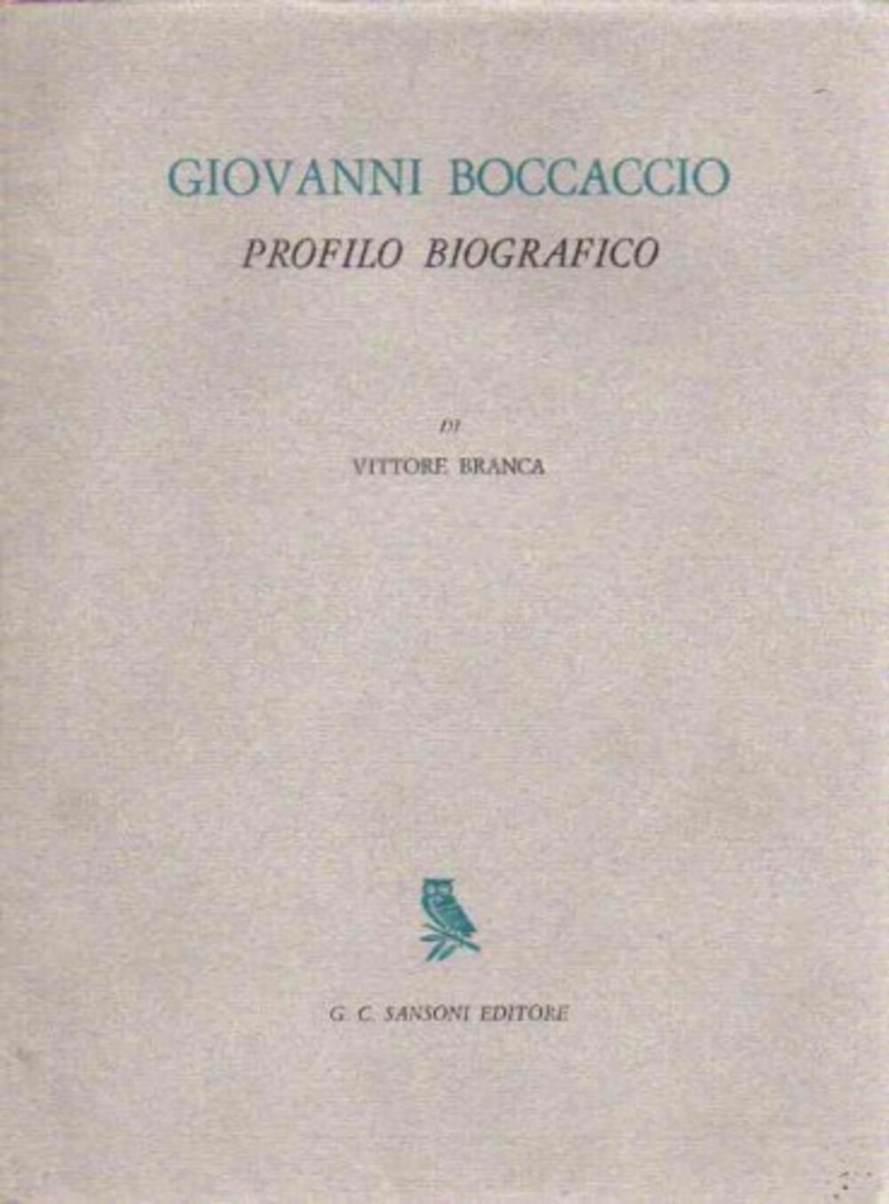 Cover für Giovanni Boccaccio