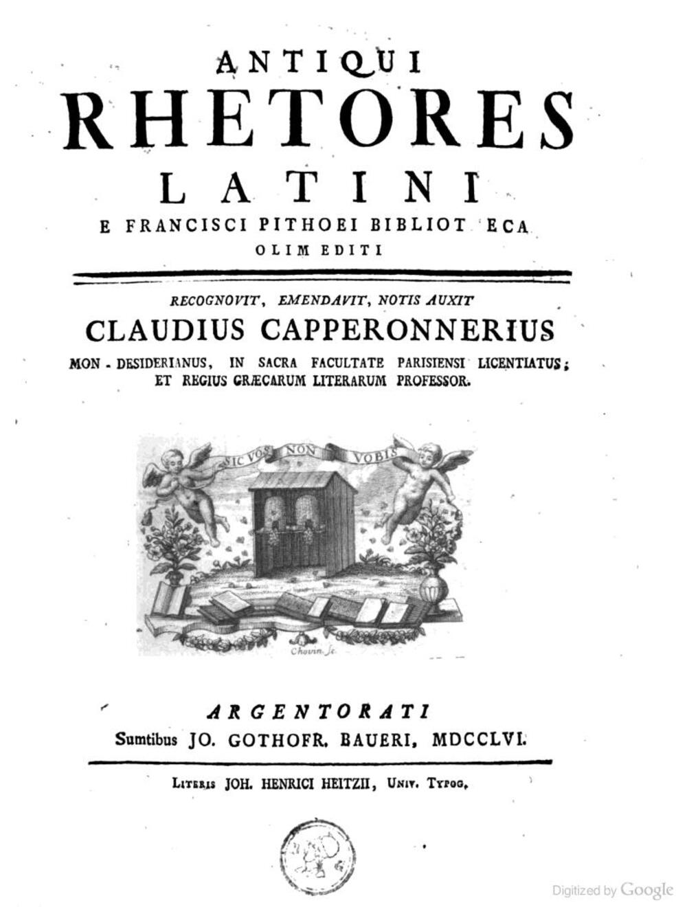 Cover für De nuptiis Philologiae liber V. qui de rhetorica inscribitur
