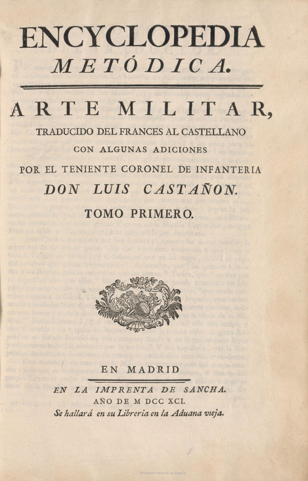 Cover für Arte militar