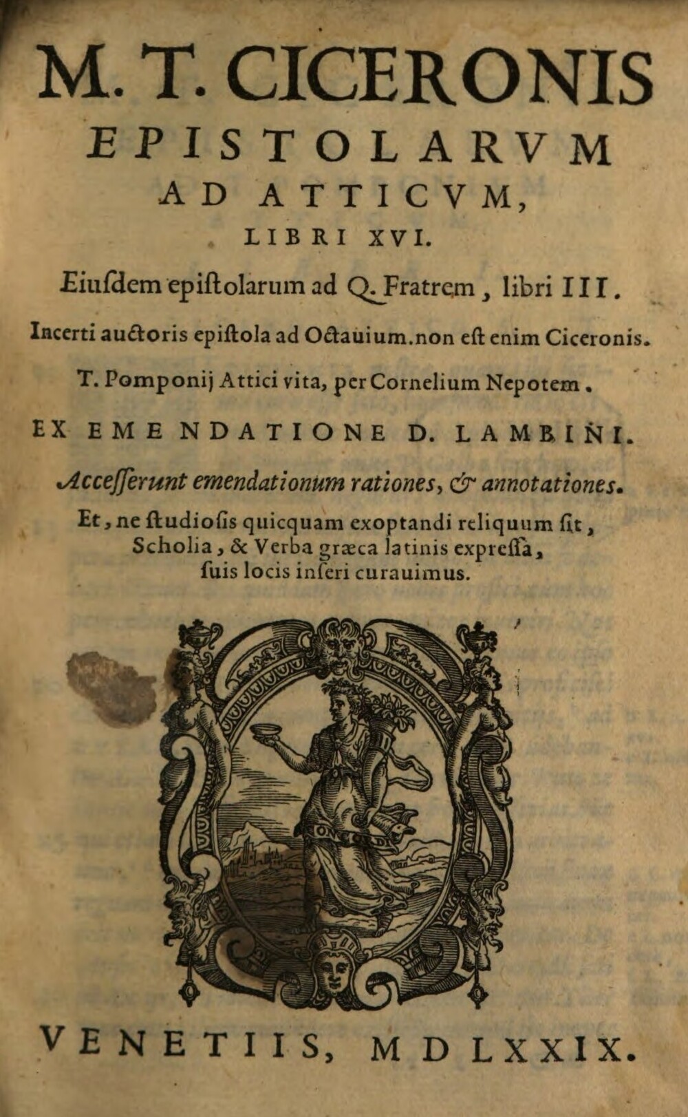 Cover für Titi Pomponii Attici vita, per Cornelium Nepotem