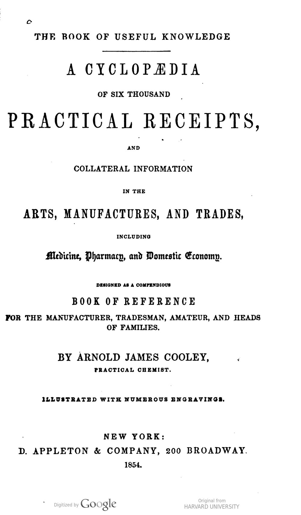 Cover für A cyclopaedia of six thousand practical receipts