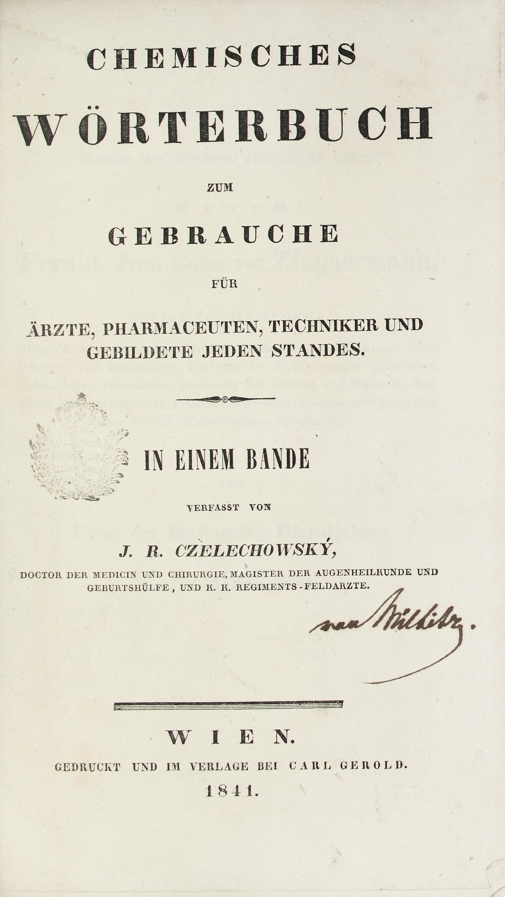 Cover für Chemisches Wörterbuch