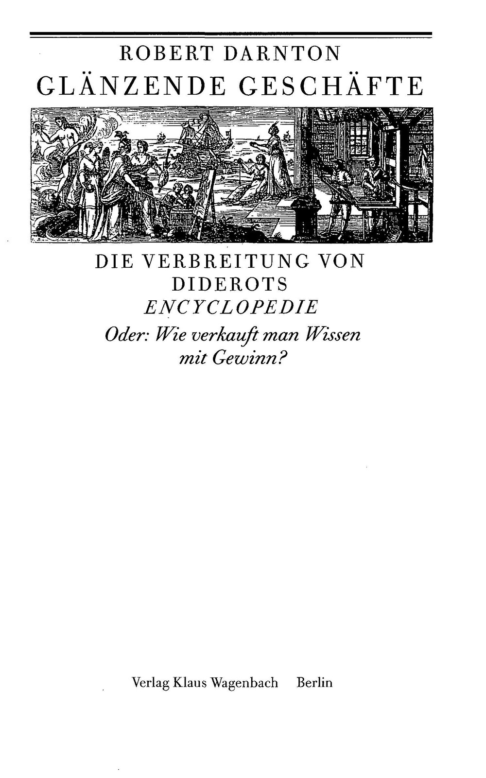 Cover für Glänzende Geschäfte