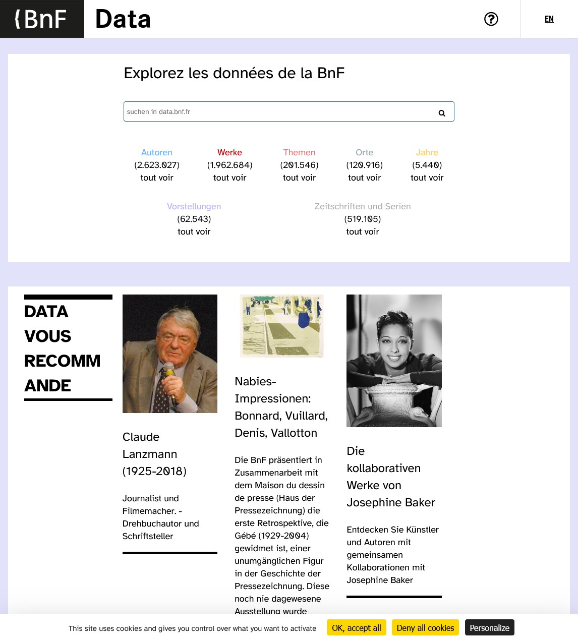 Cover für Data