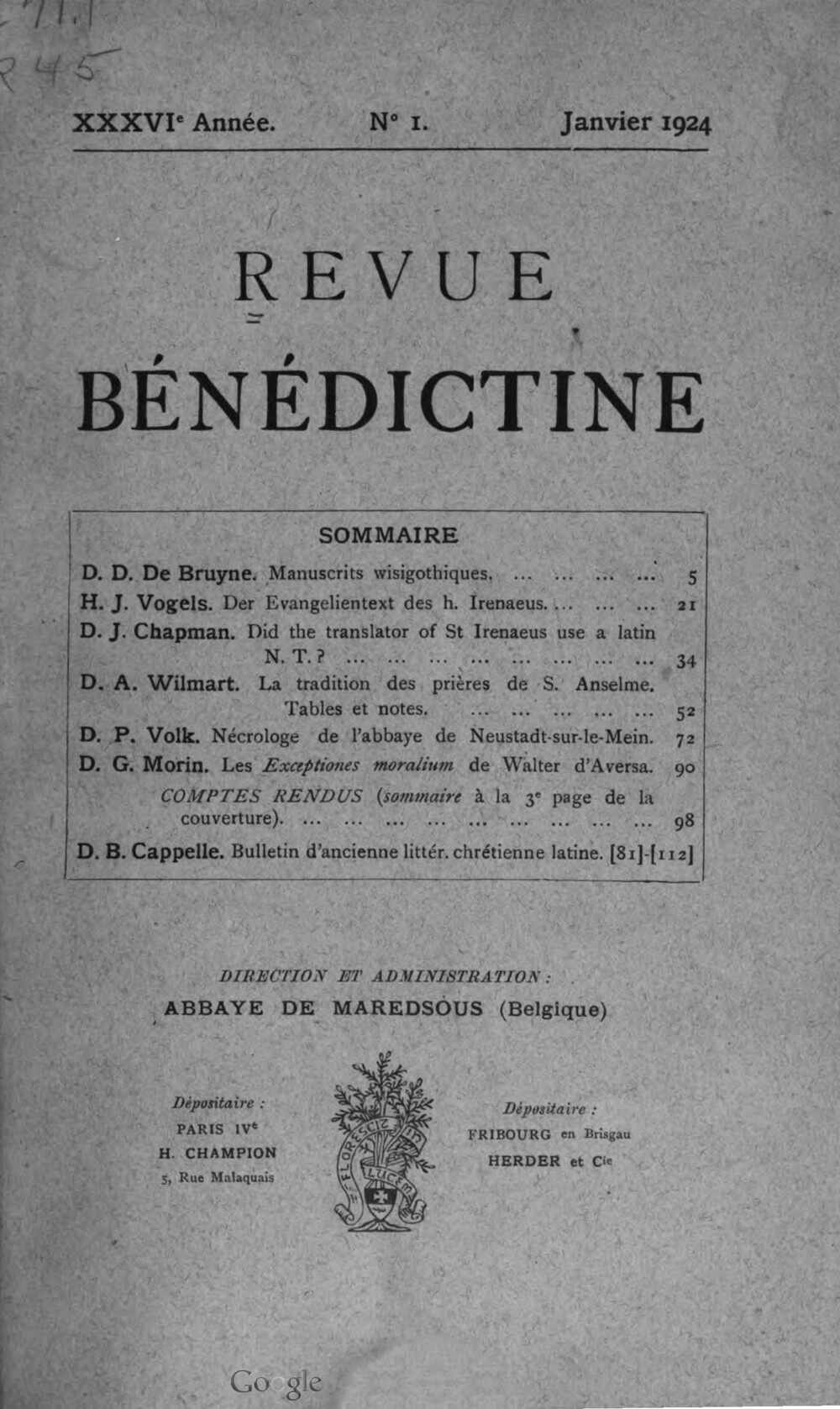 Cover für Manuscrits wisigothiques