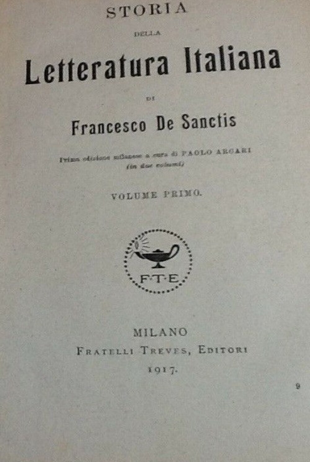 Cover für Storia della letteratura italiana