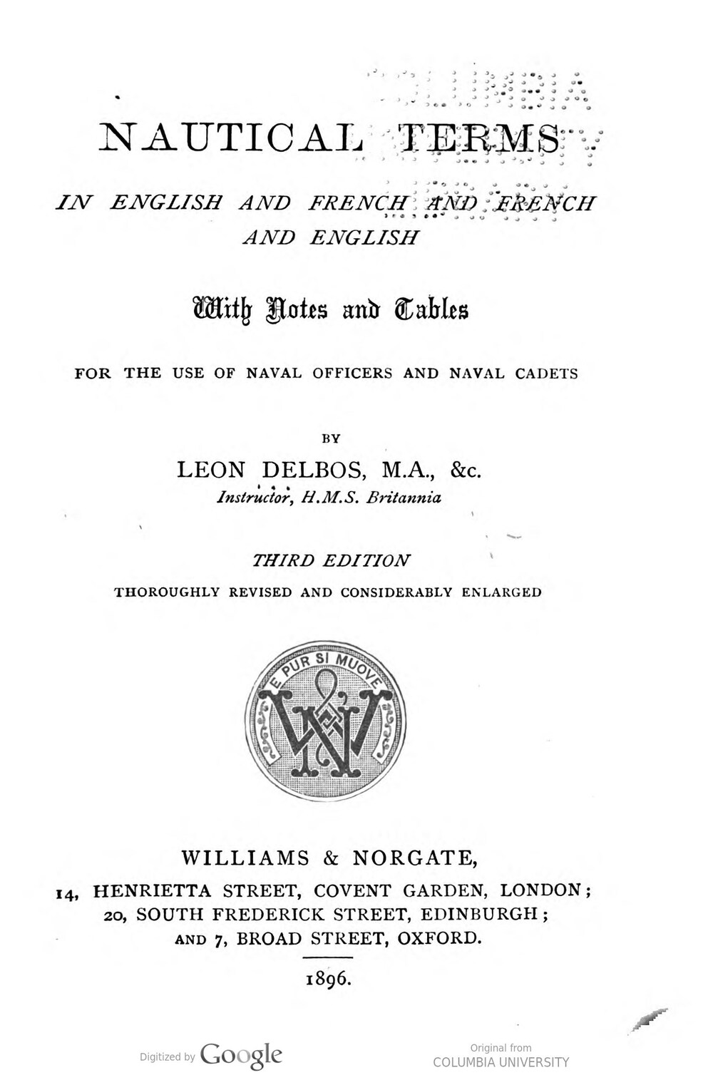 Cover für Nautical terms