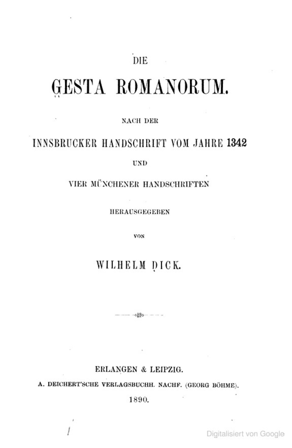 Cover für Die Gesta Romanorum
