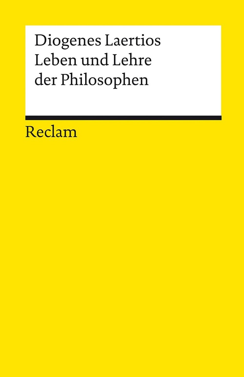 Cover für Leben und Lehre der Philosophen