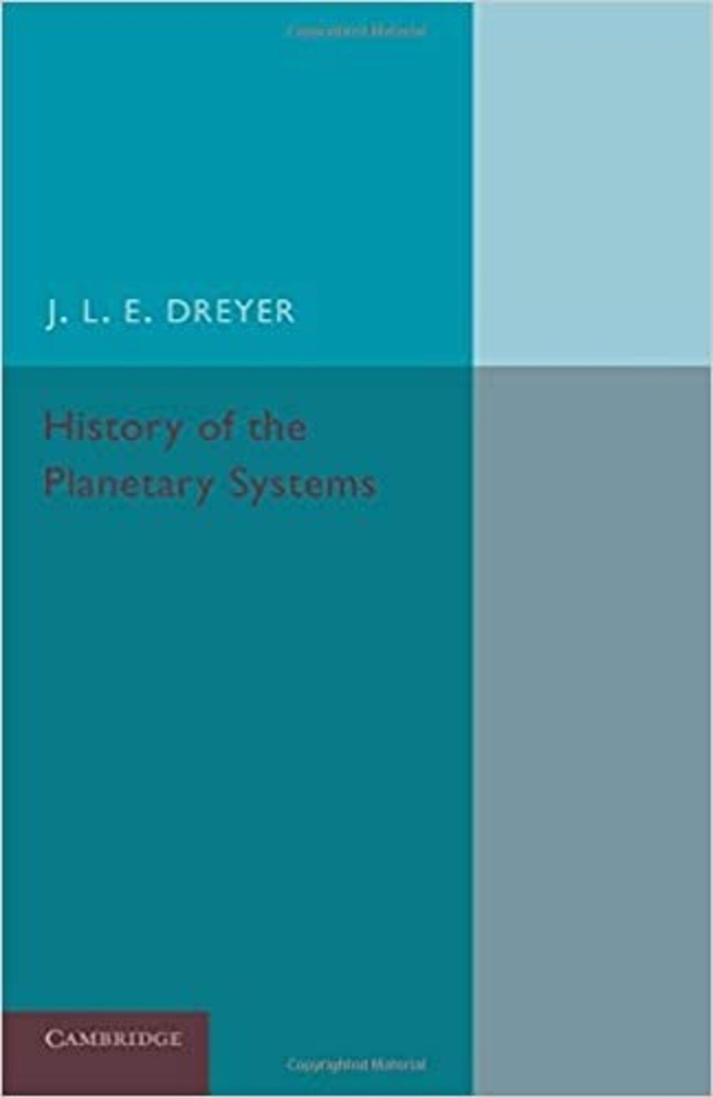 Cover für History of the planetary systems
