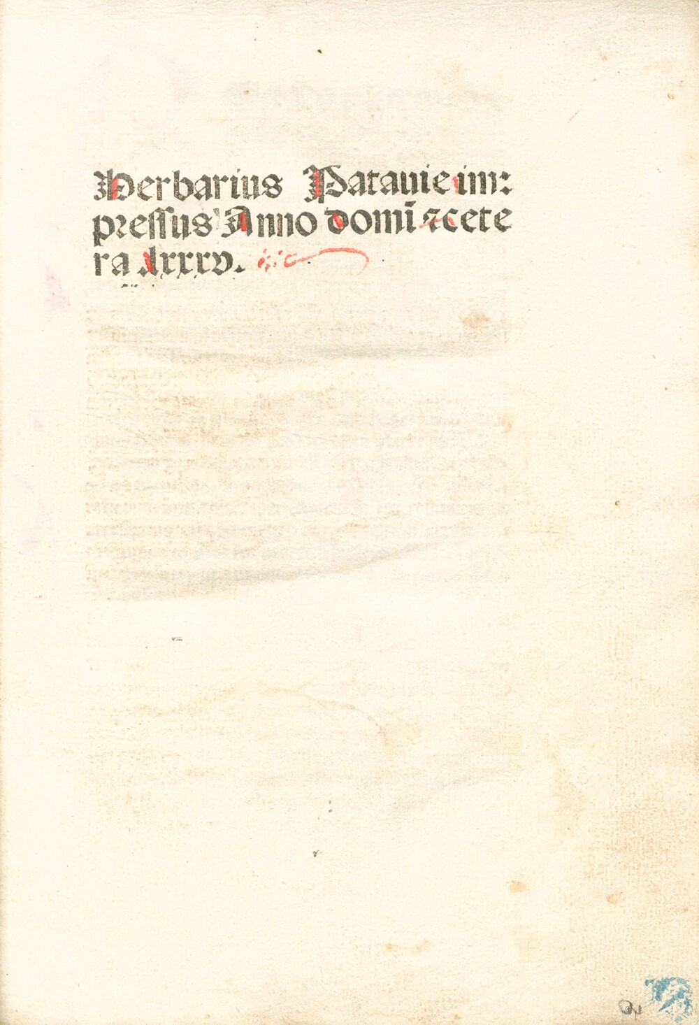 Cover für Herbarius Patavie