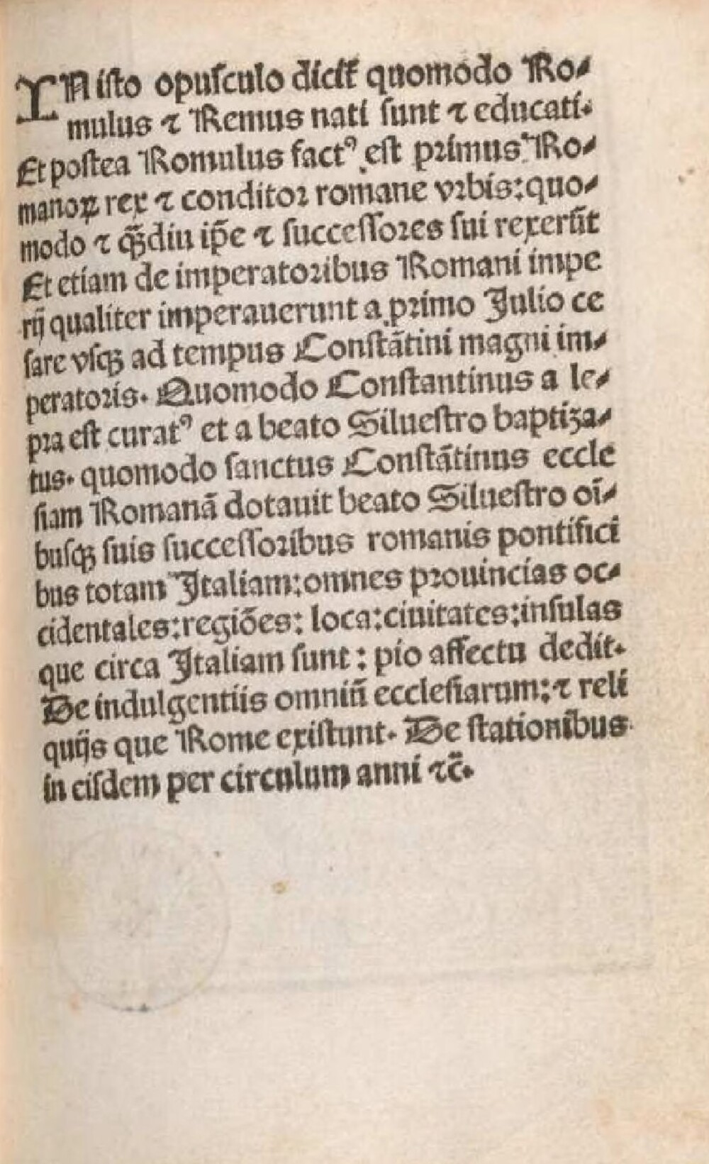 Cover für In isto opuscolo dicitur quomodo Romulus et Remus nati sunt