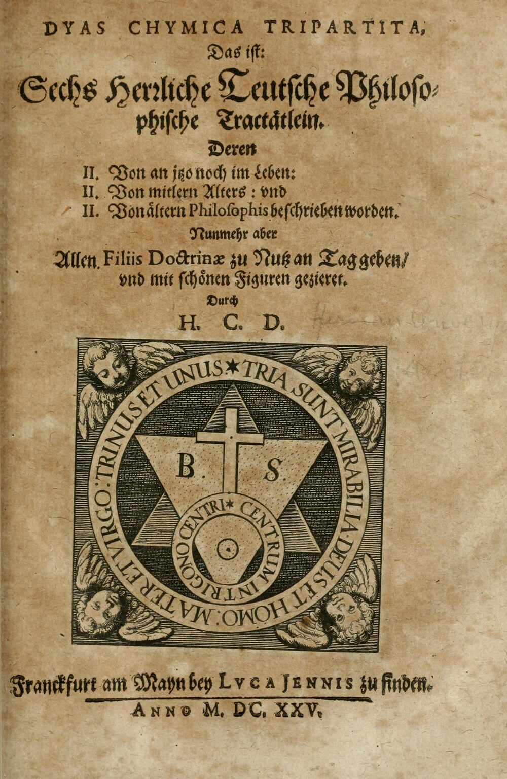 Cover für Dyas chymica tripartita