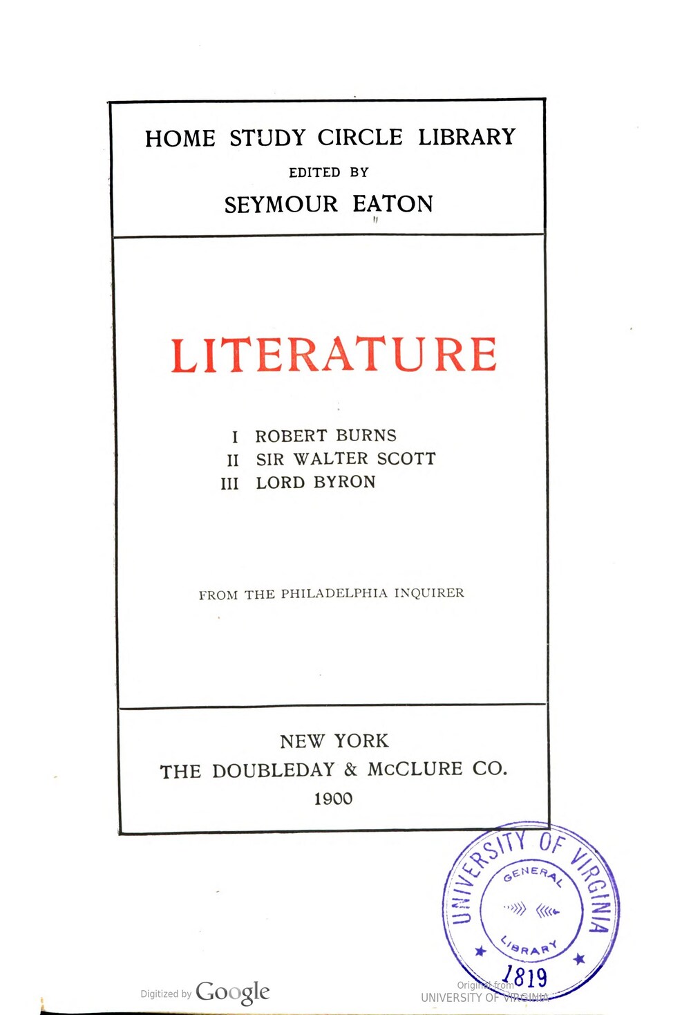 Cover für Englisch Literature