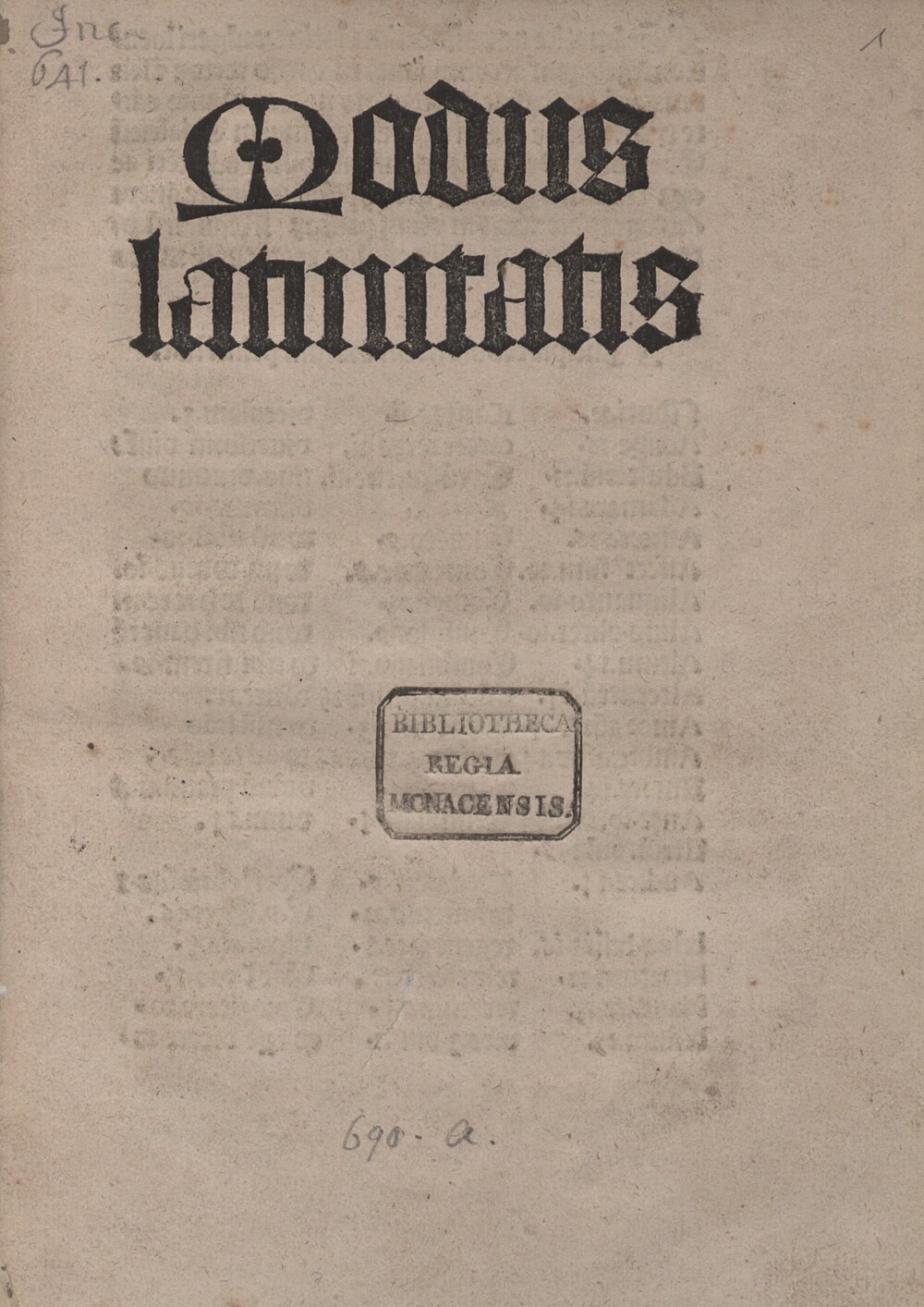 Cover für Tractatulus horthographie magistri Udalrici Ebrardi de Neuburga claustrali incipit feliciter