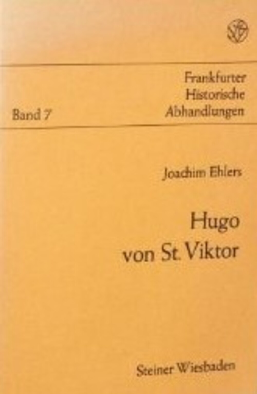 Cover für Hugo von St. Viktor