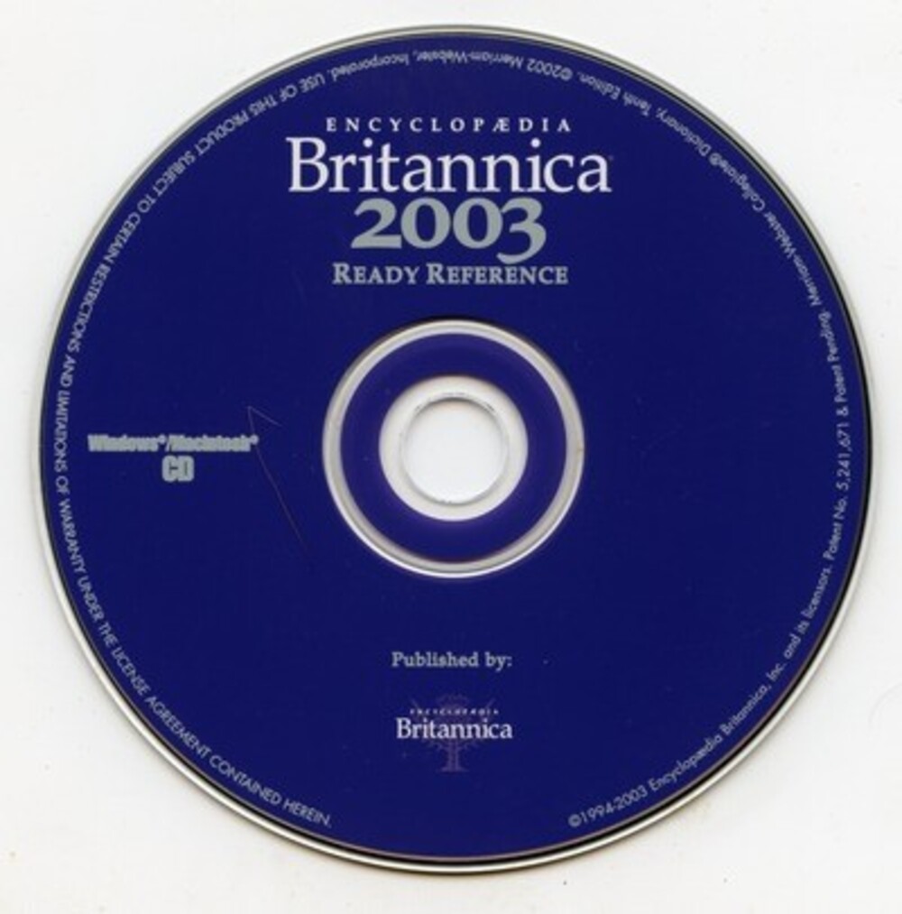 Cover für Encyclopaedia Britannica 2003