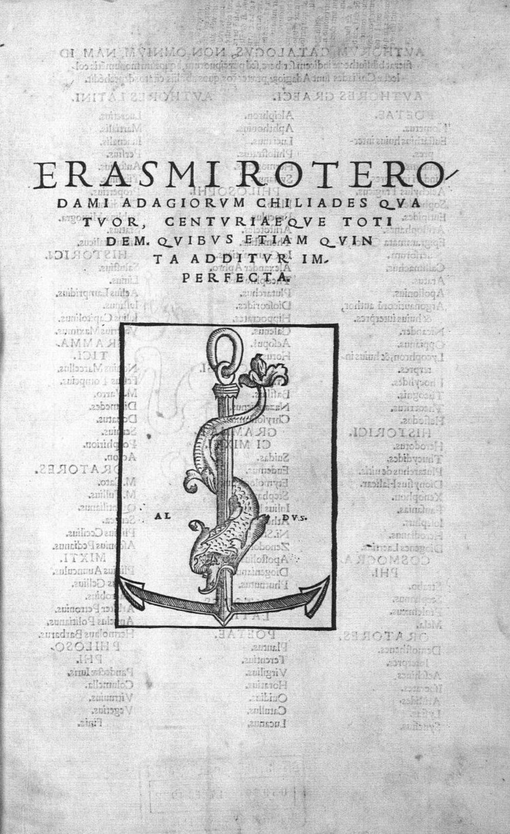 Cover für Adagiorum chiliades quatuor, centuriaeque totidem