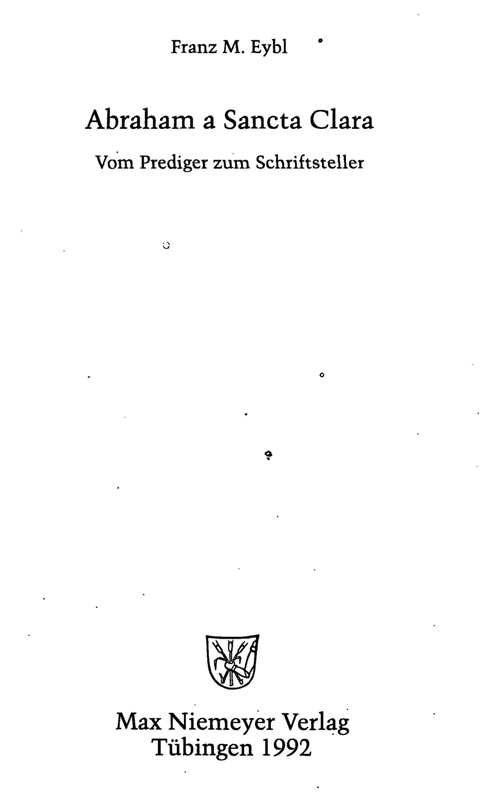 Cover für Abraham a Sancta Clara