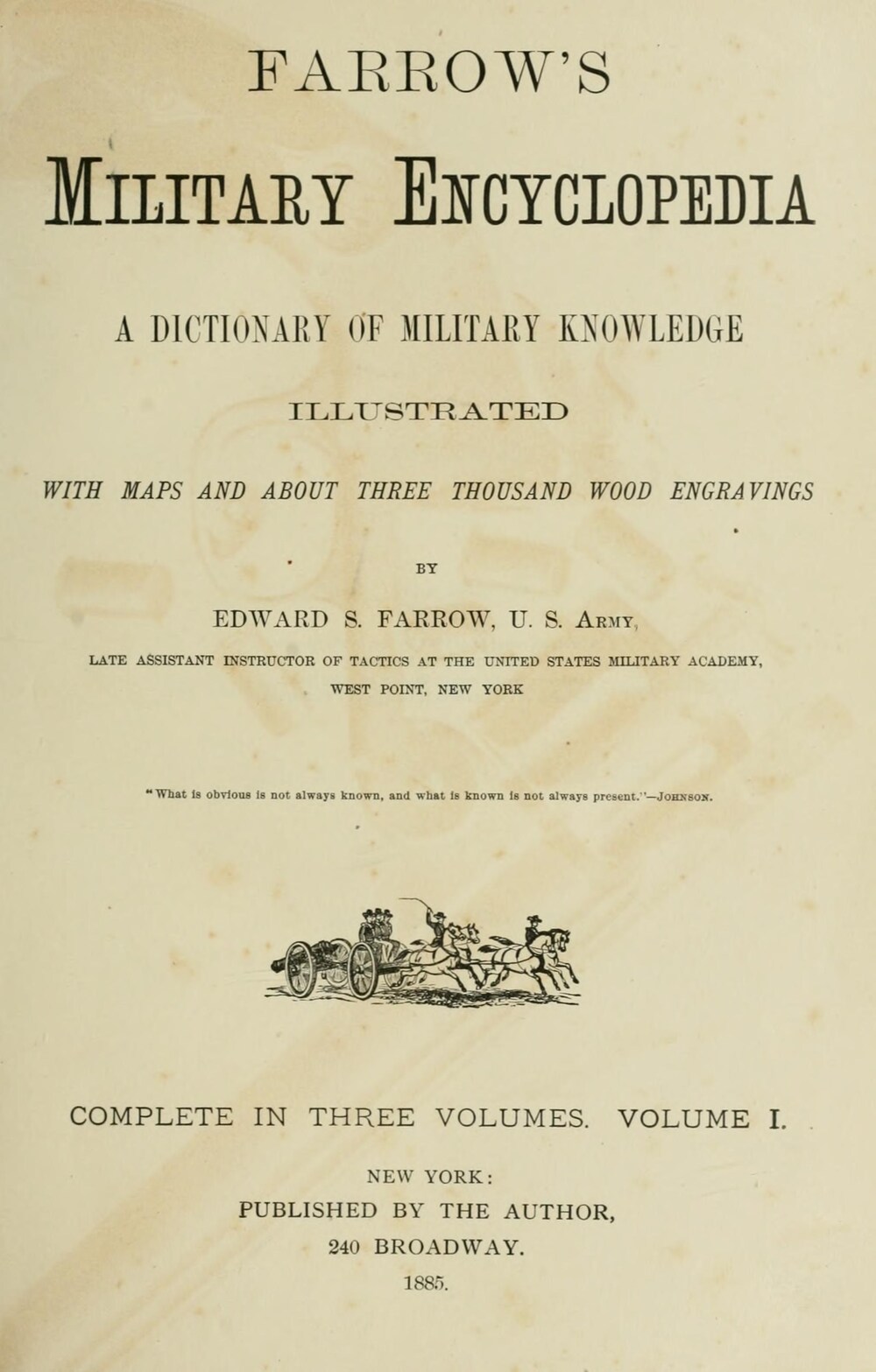 Cover für Military encyclopedia