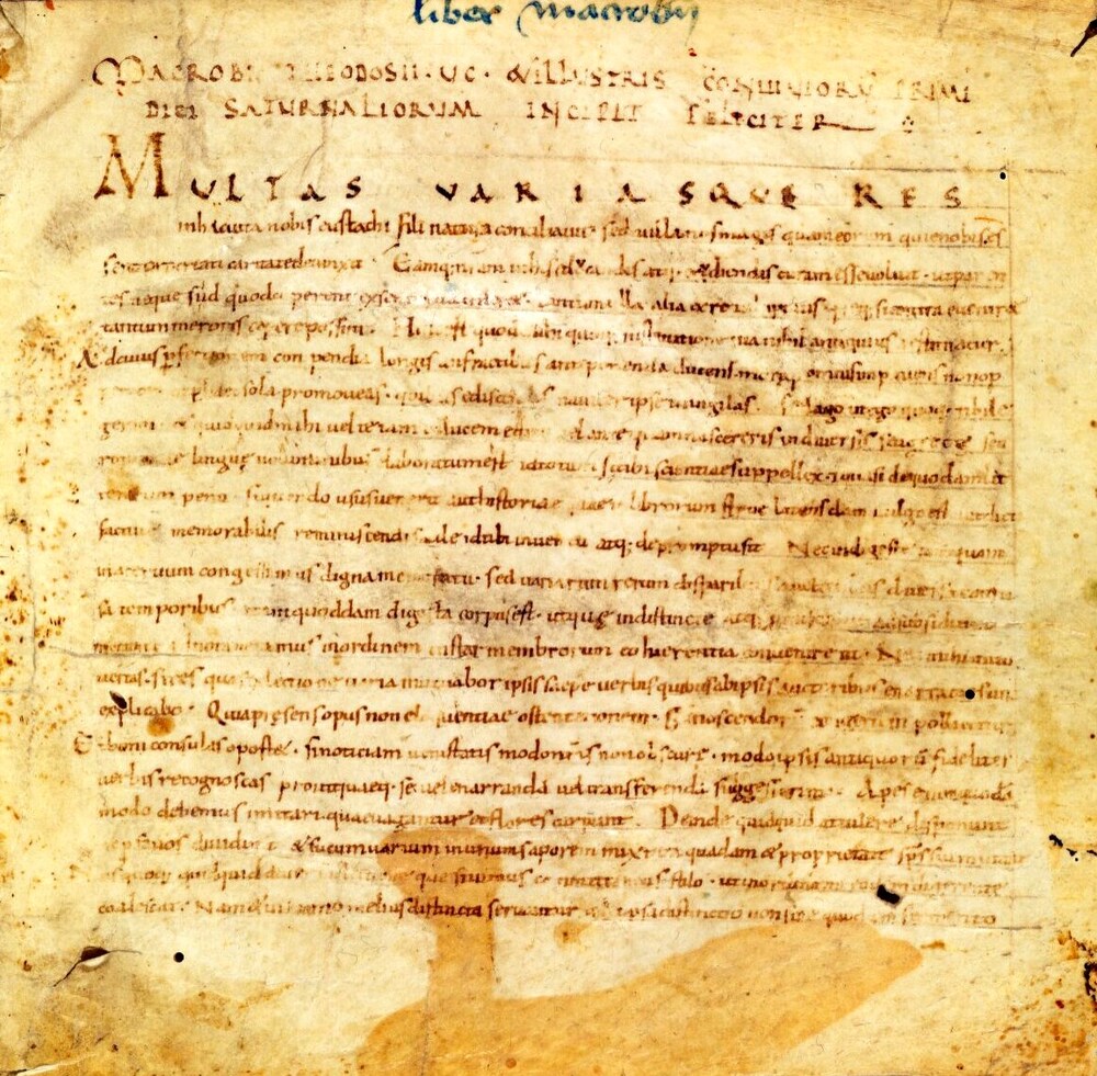 Cover für Dies saturnaliorum