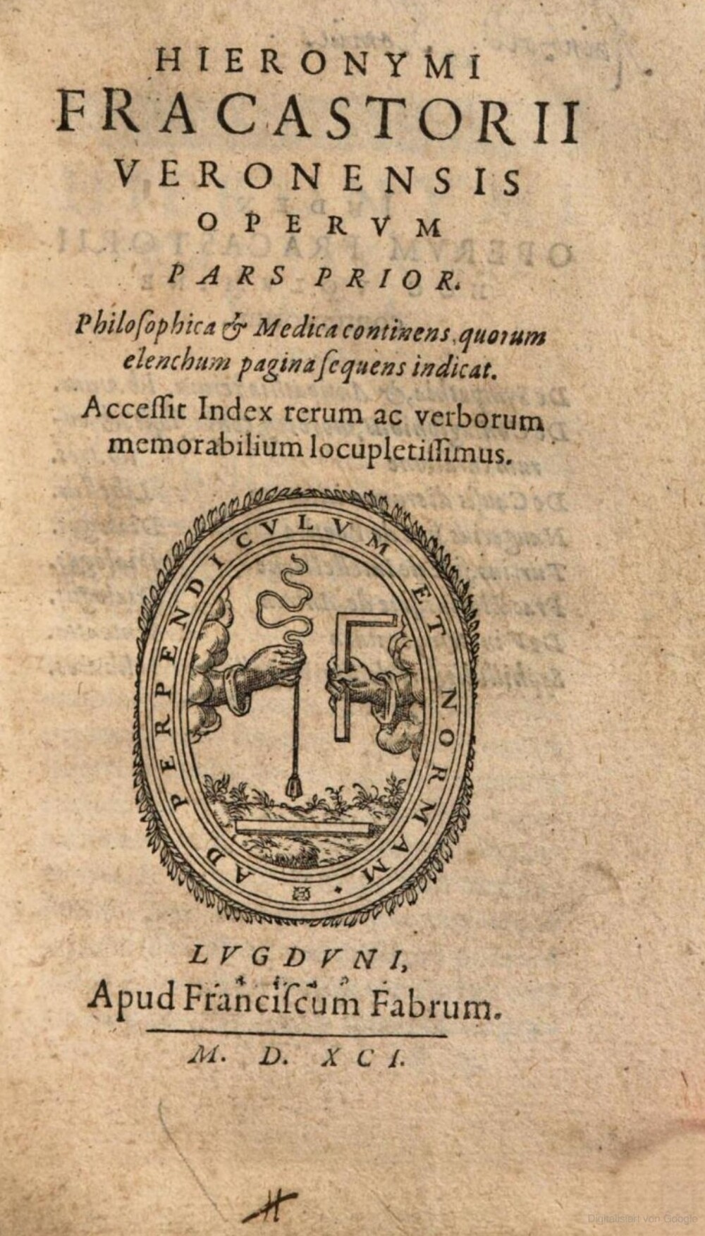Cover für Syphilidis, sive morbi Gallici libri tres