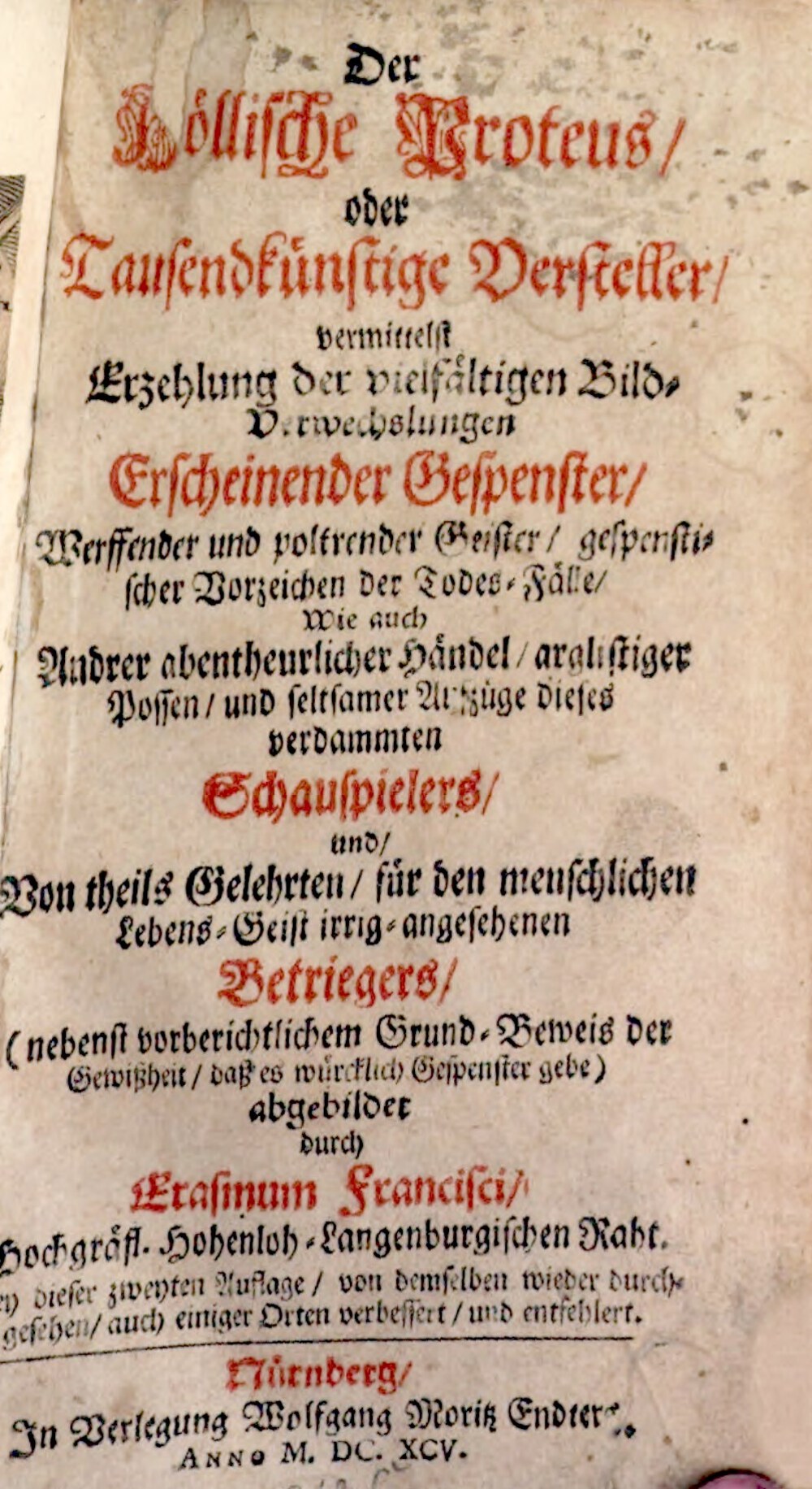 Cover für Der Höllische Proteus, oder Tausendkünstige Versteller