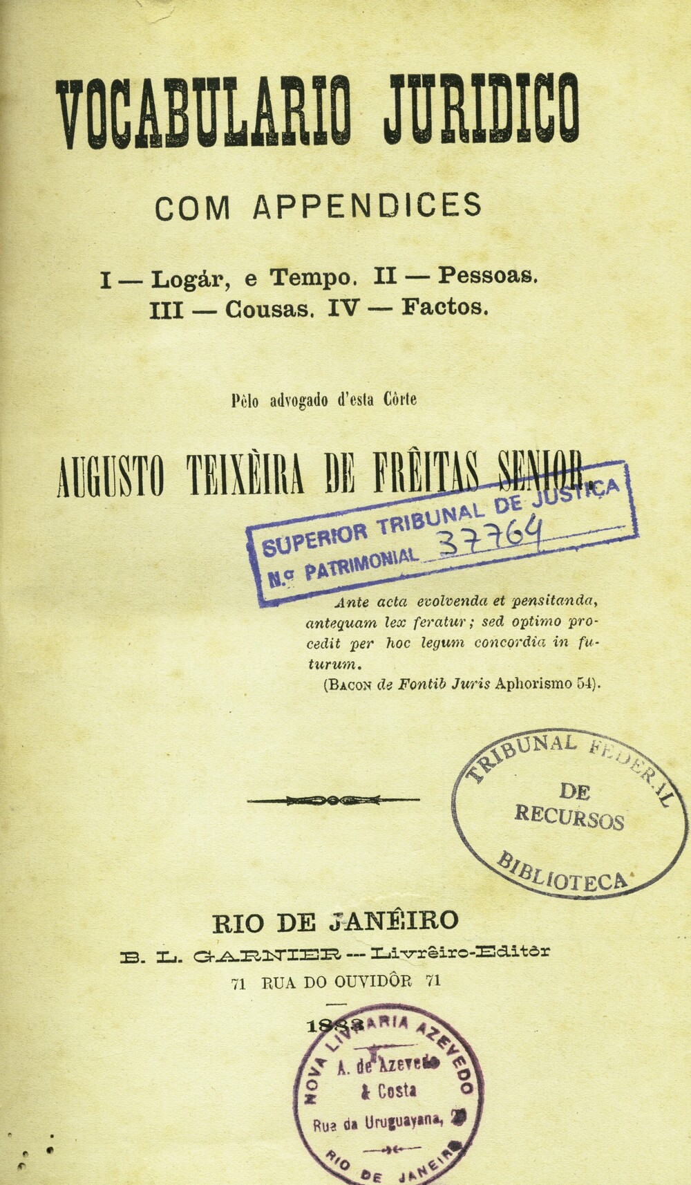Cover für Vocabulario jurídico
