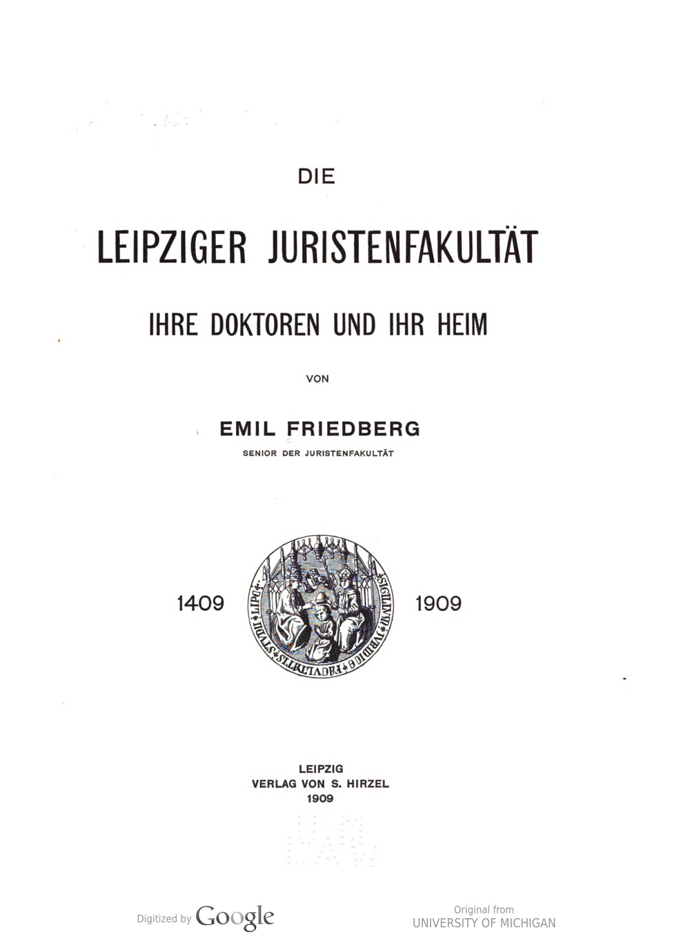 Cover für Die Leipziger Juristenfakultät