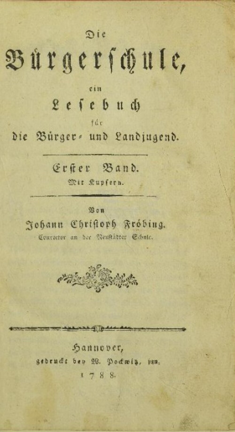Cover für Die Bürgerschule