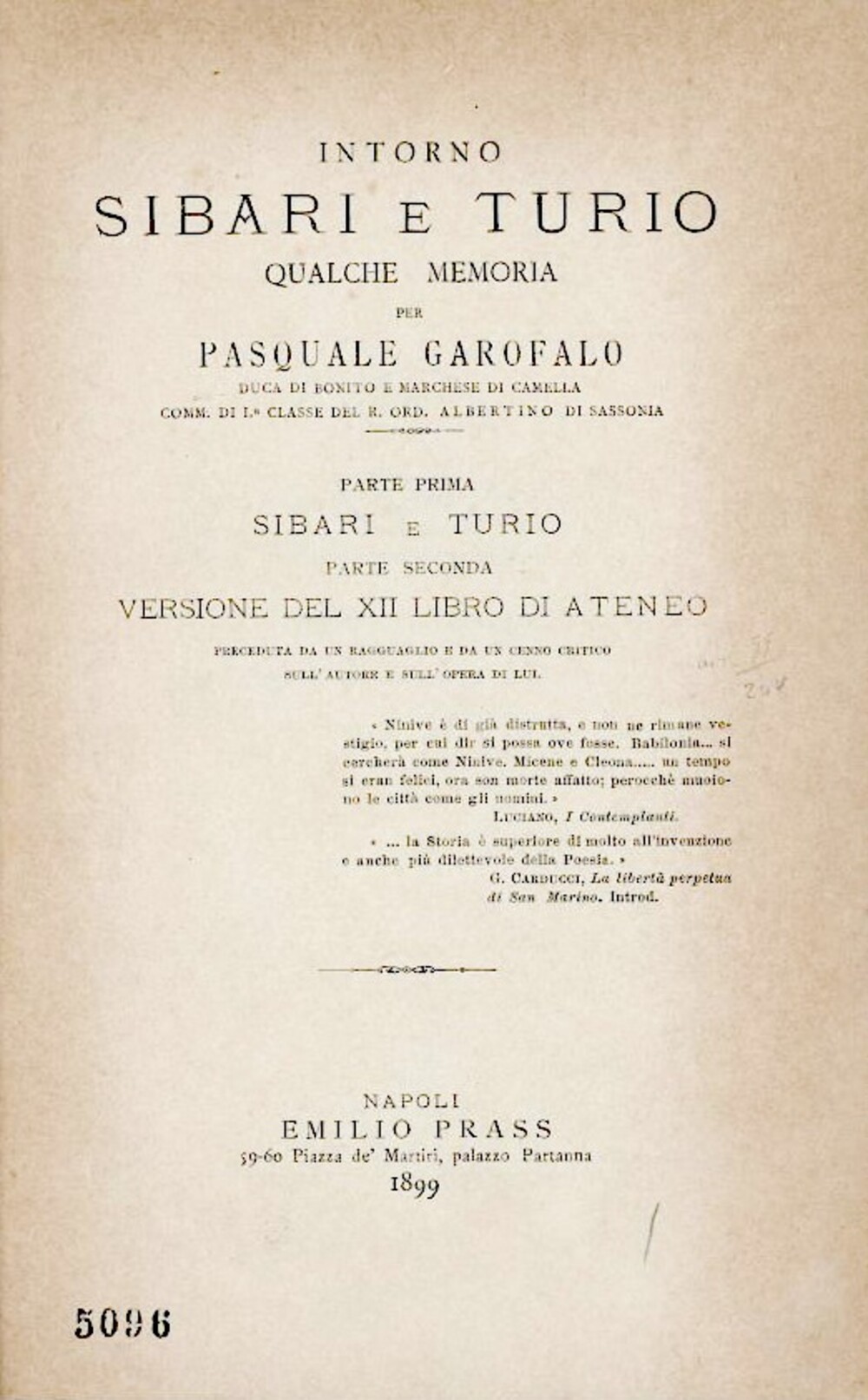 Cover für De 'Deipnosoftsti' di Ateneo, libro XII