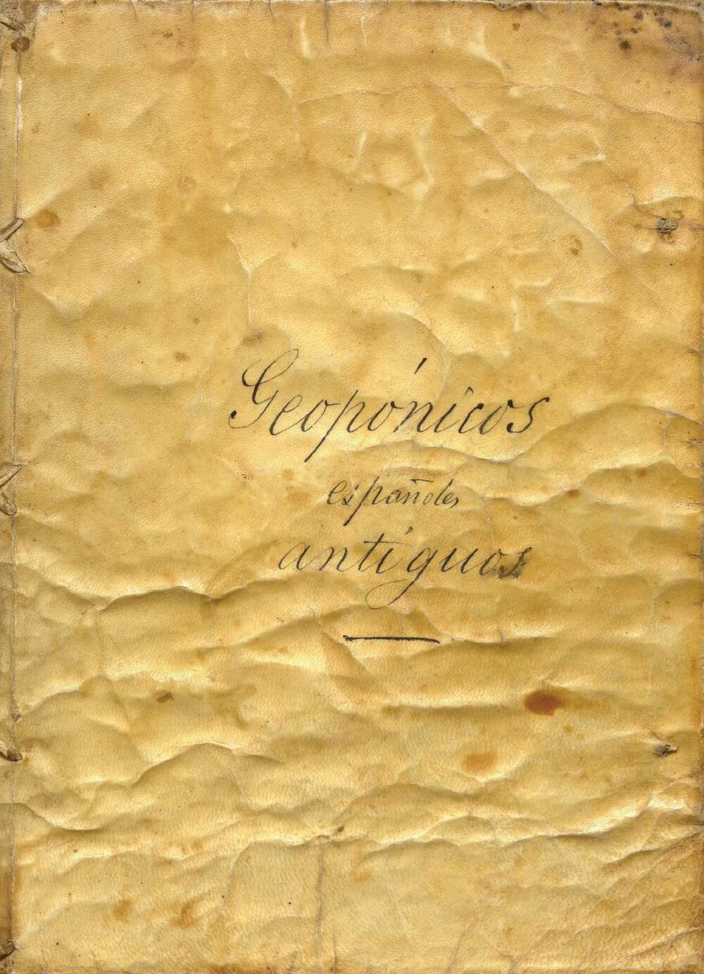 Cover für Geoponicos españoles antiguos