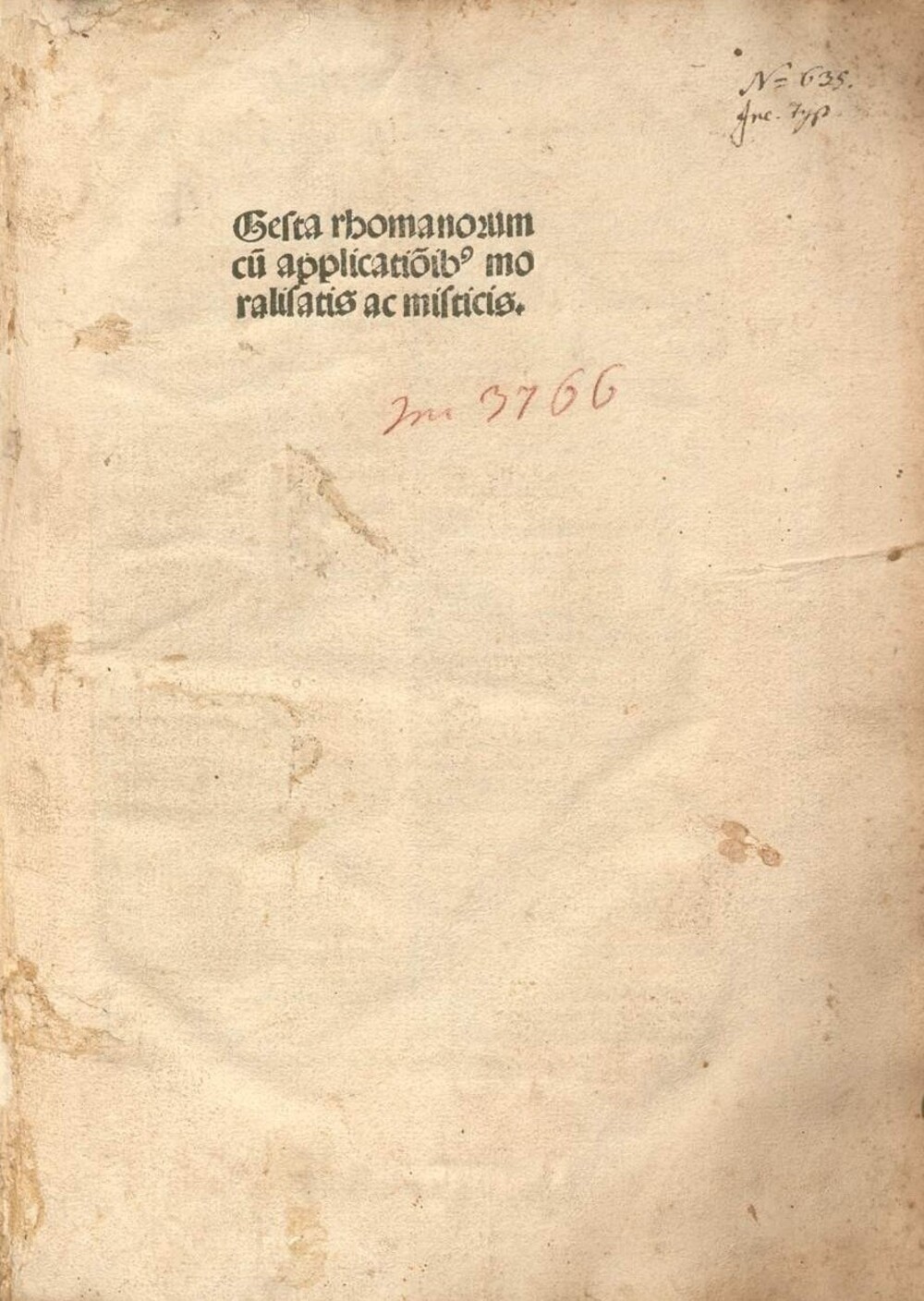 Cover für Gesta rhomanorum