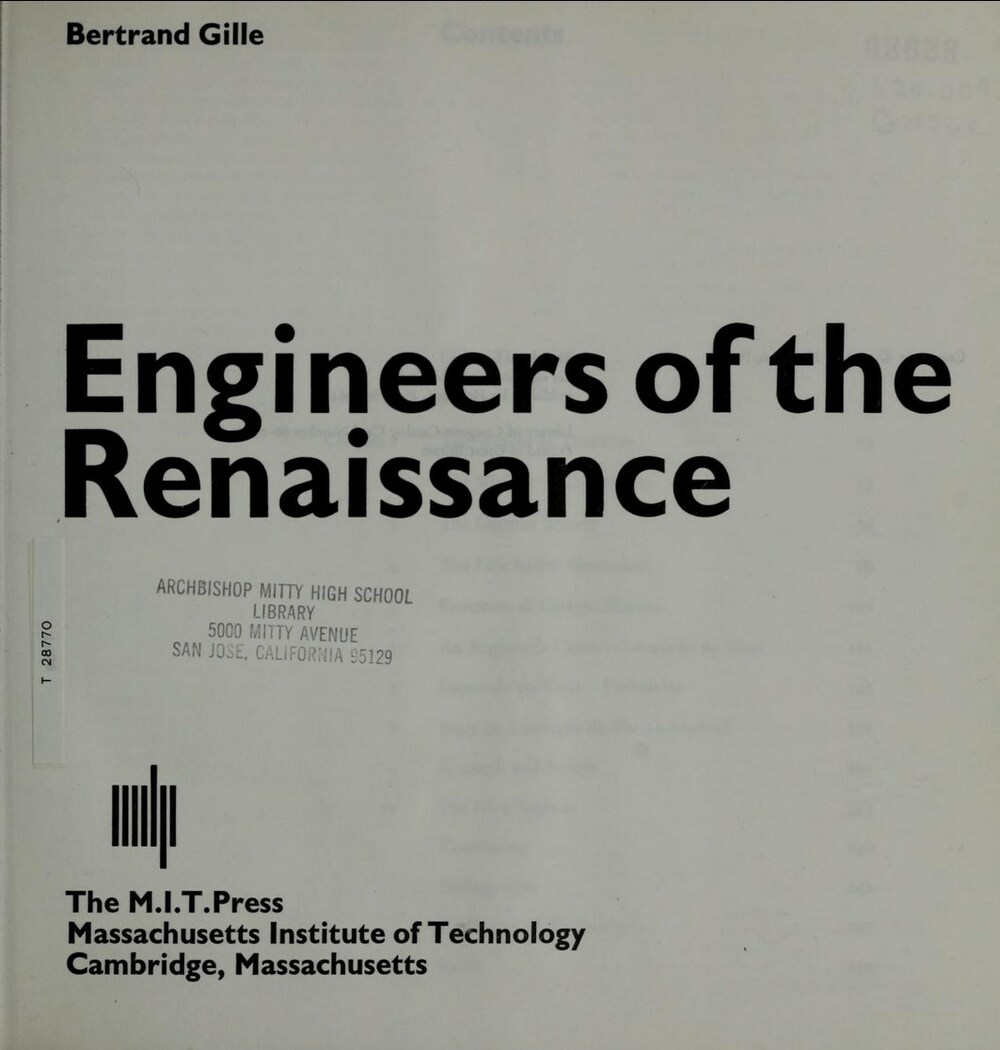 Cover für Engineers of the Renaissance