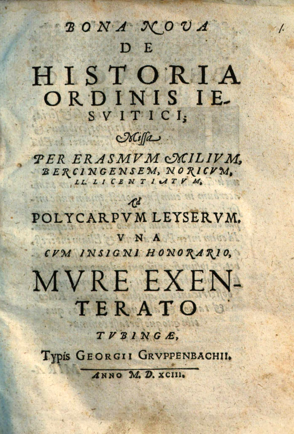 Cover für Bona nova de historia ordinis Jesuitici