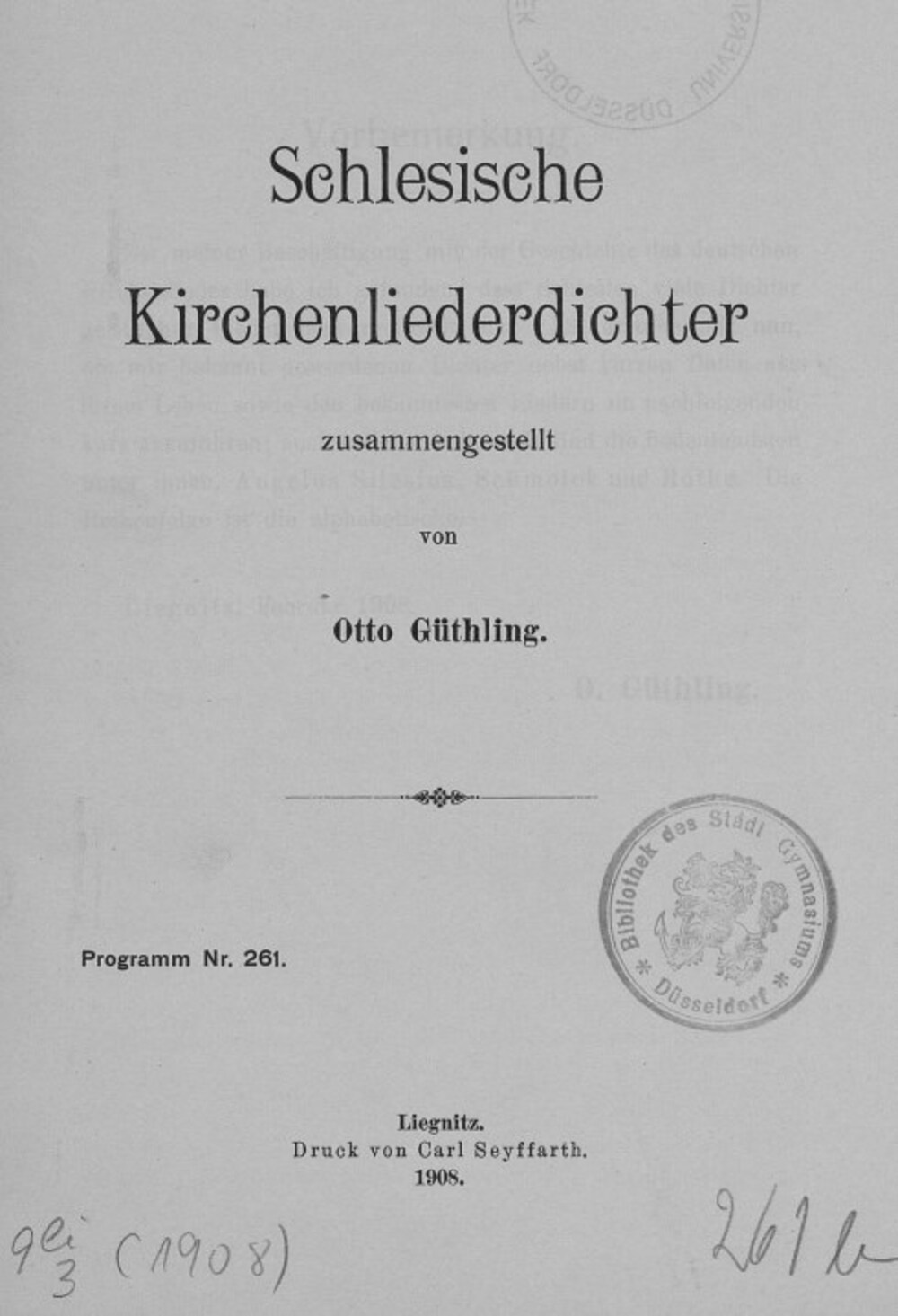 Cover für Schlesische Kirchenliederdichter