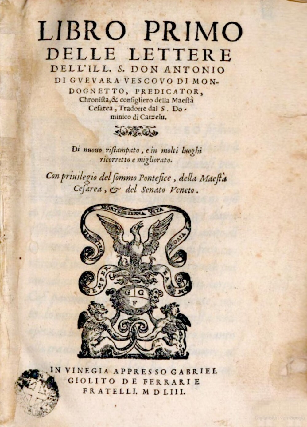 Cover für Libro delle lettere
