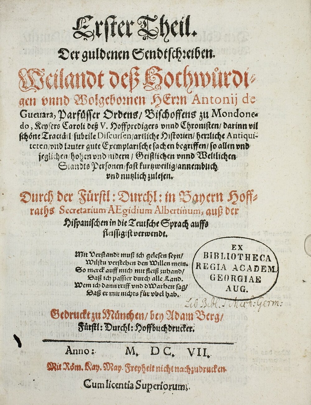 Cover für Guldene Sendtschreiben