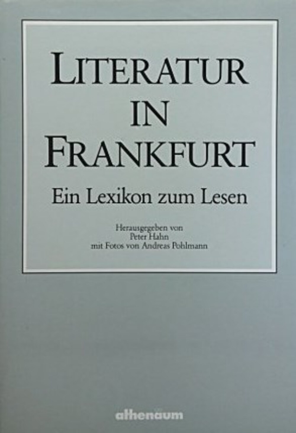 Cover für Literatur in Frankfurt