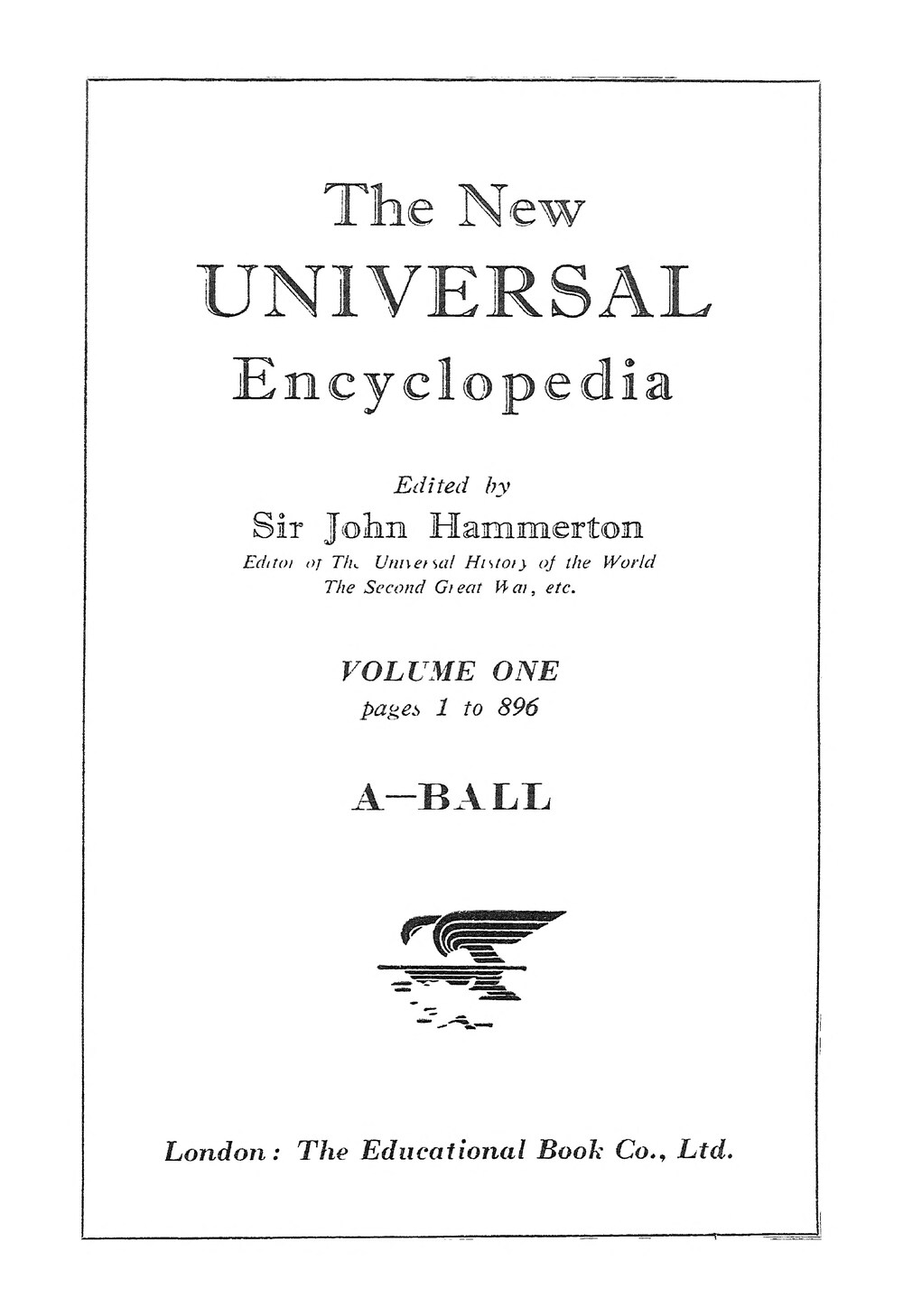 Cover für The new universal encyclopedia