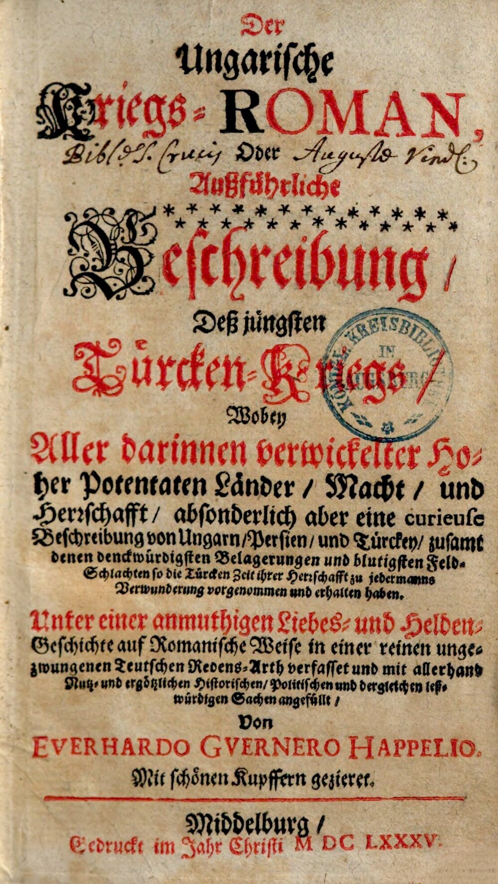 Cover für Der Ungarische Kriegs-Roman